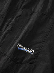 Men's Tonal Panelled Stand-Collar Outdoor Jacket