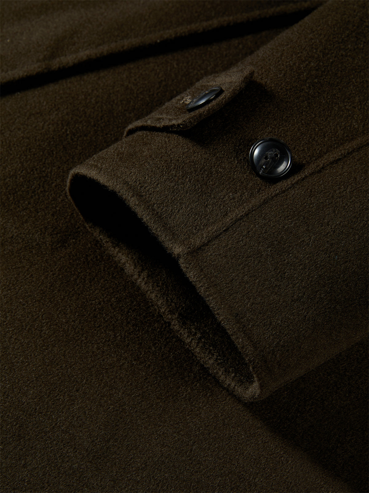 Women's Double-Breasted Trench-Style Cashmere Coat