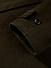 Women's Double-Breasted Trench-Style Cashmere Coat