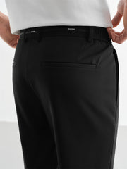 Men's Solid Cropped Business Pants
