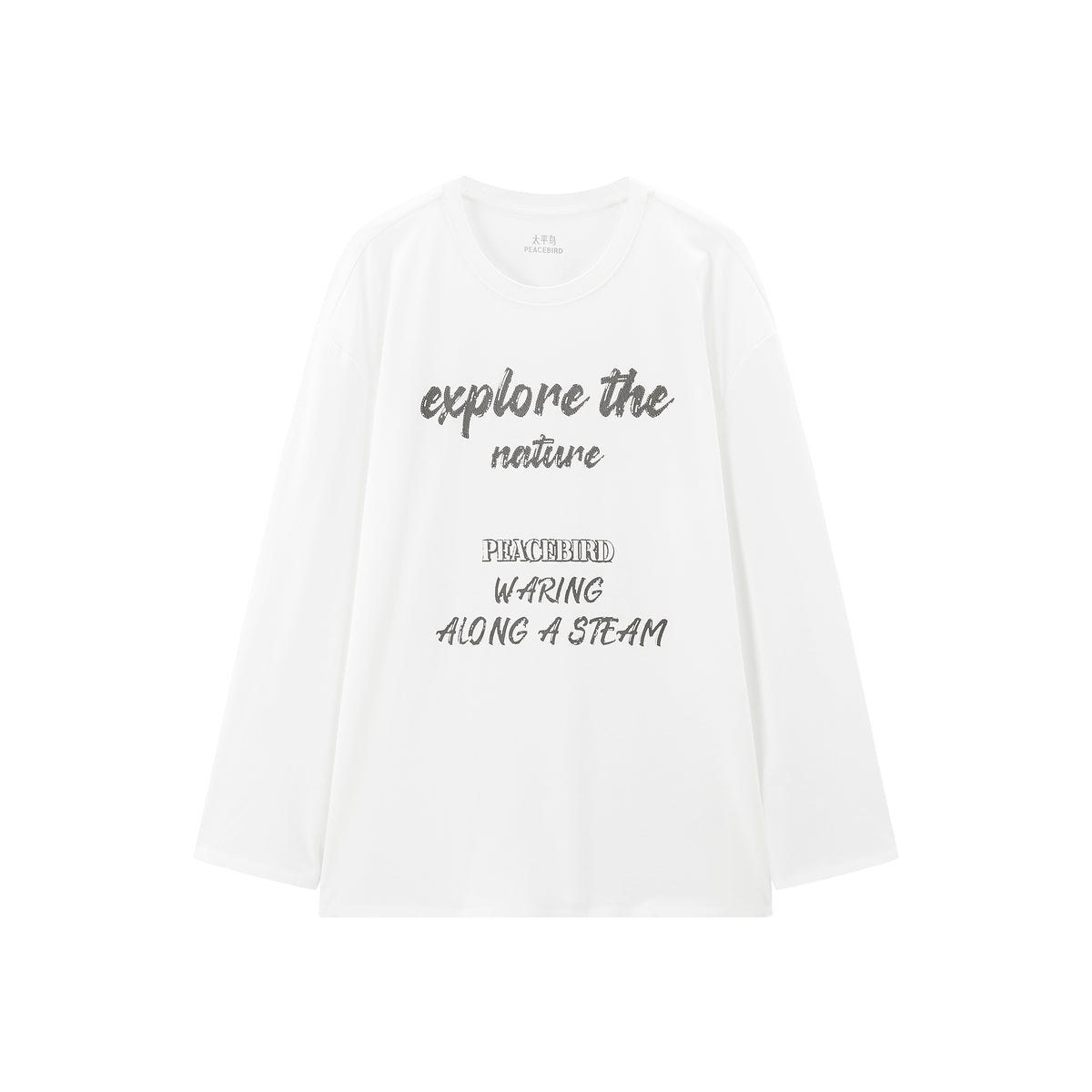 Women's Cooling Long-Sleeve T-Shirt with Letter Print