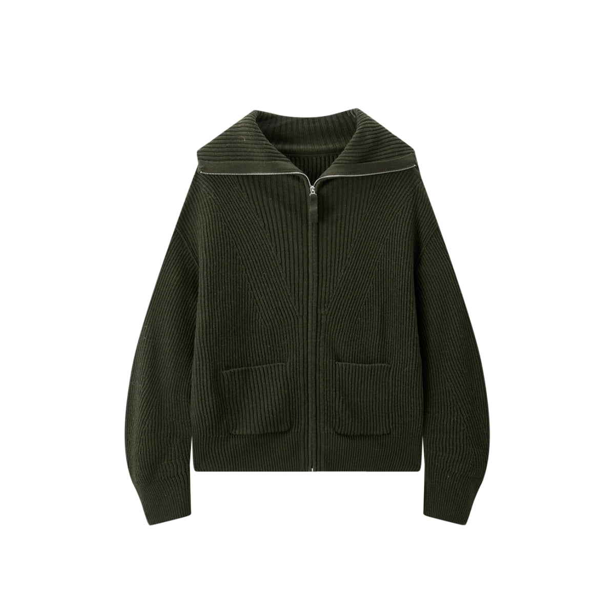 Women's Goatskin-Blend Knit Cardigan