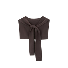Women's Cupro Shirt with Detachable Cape