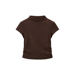 Women's Half Turtleneck Slim Fit T-shirt