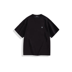 Men's Textured Spliced T-Shirt