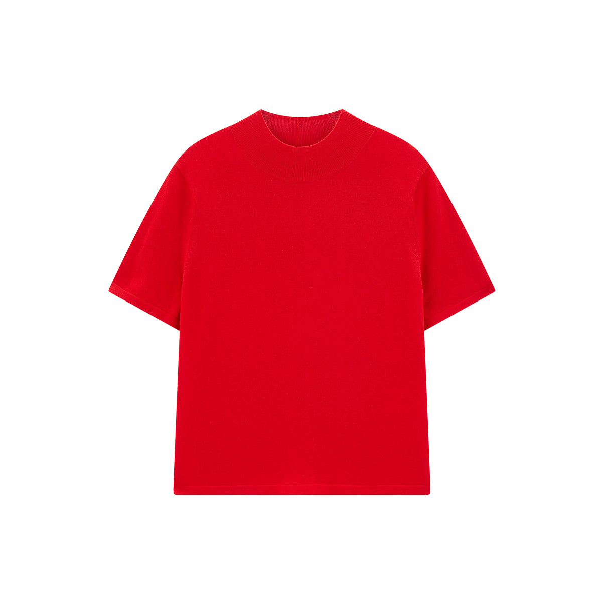 Women's Acetate Half Turtleneck Soul Knit Top
