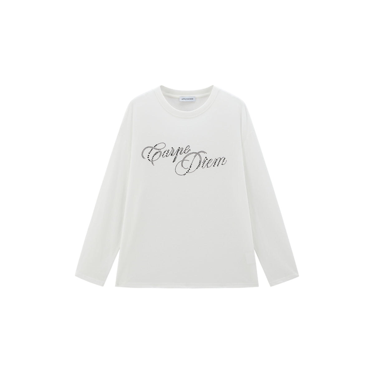 Women's Pearl Letter Rhinestone T-Shirt
