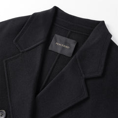 Women's Straight Double-faced Wool Coat