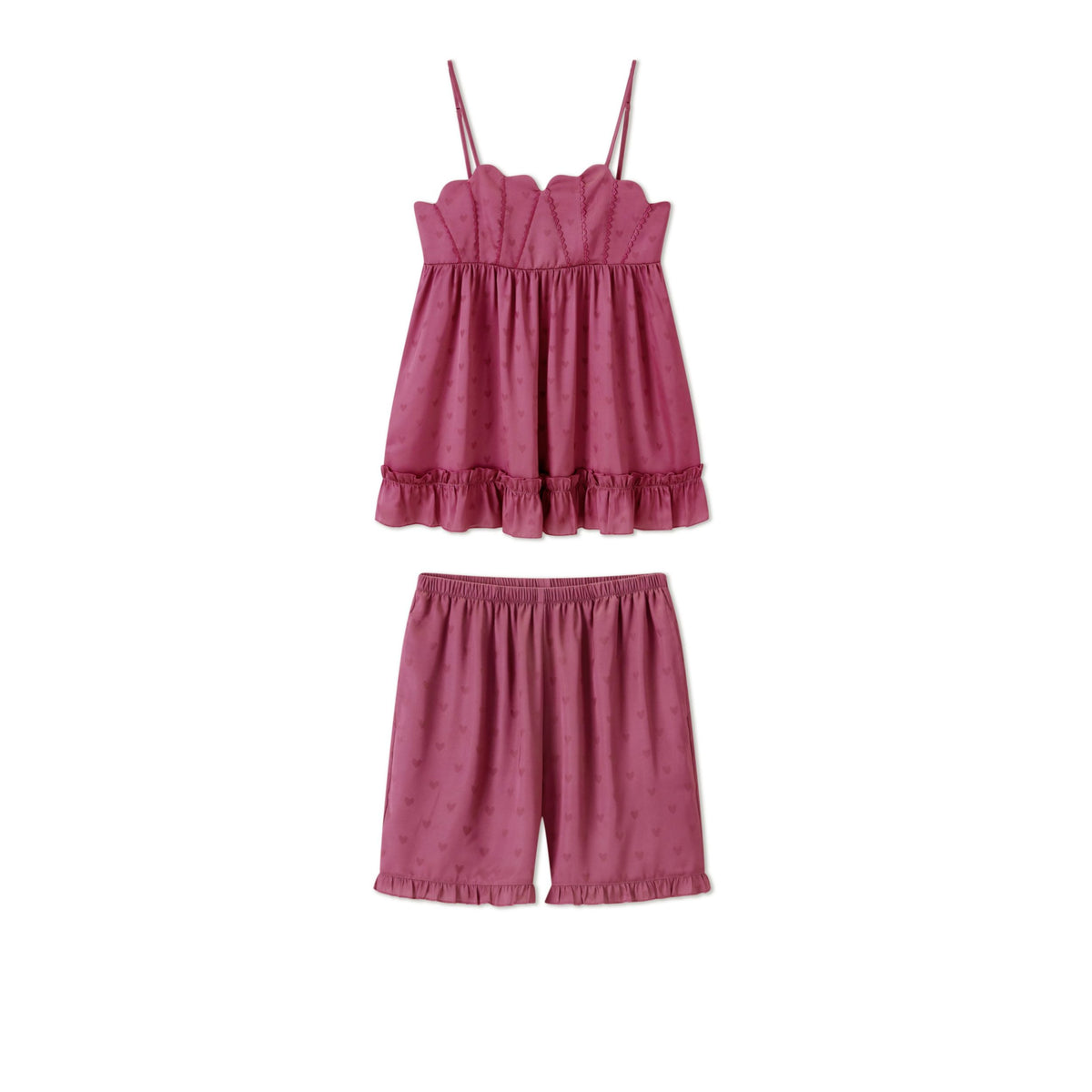 Women's Iridescent Shell Camisole Loungewear Set