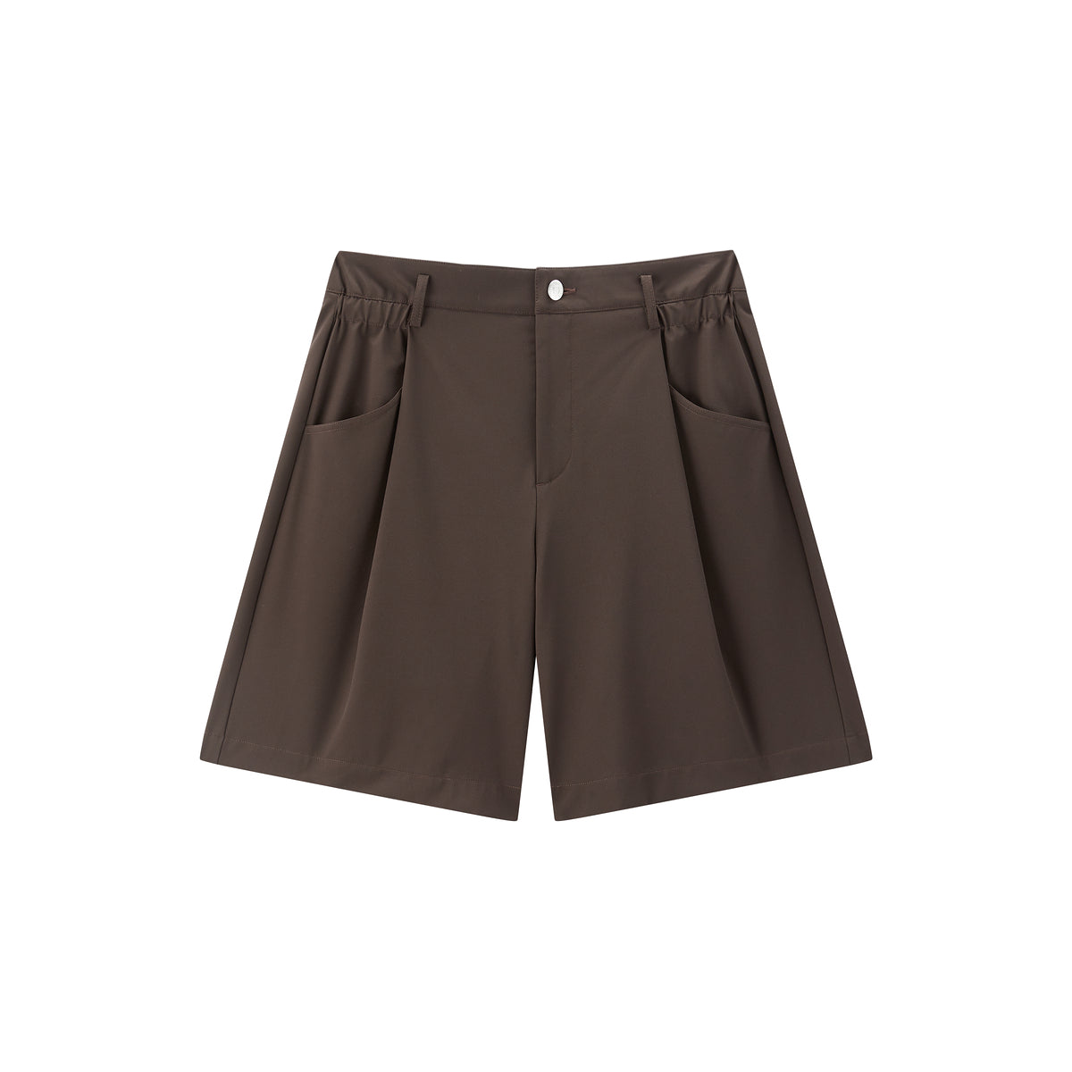 Women's Brown Utility-Inspired Casual Set