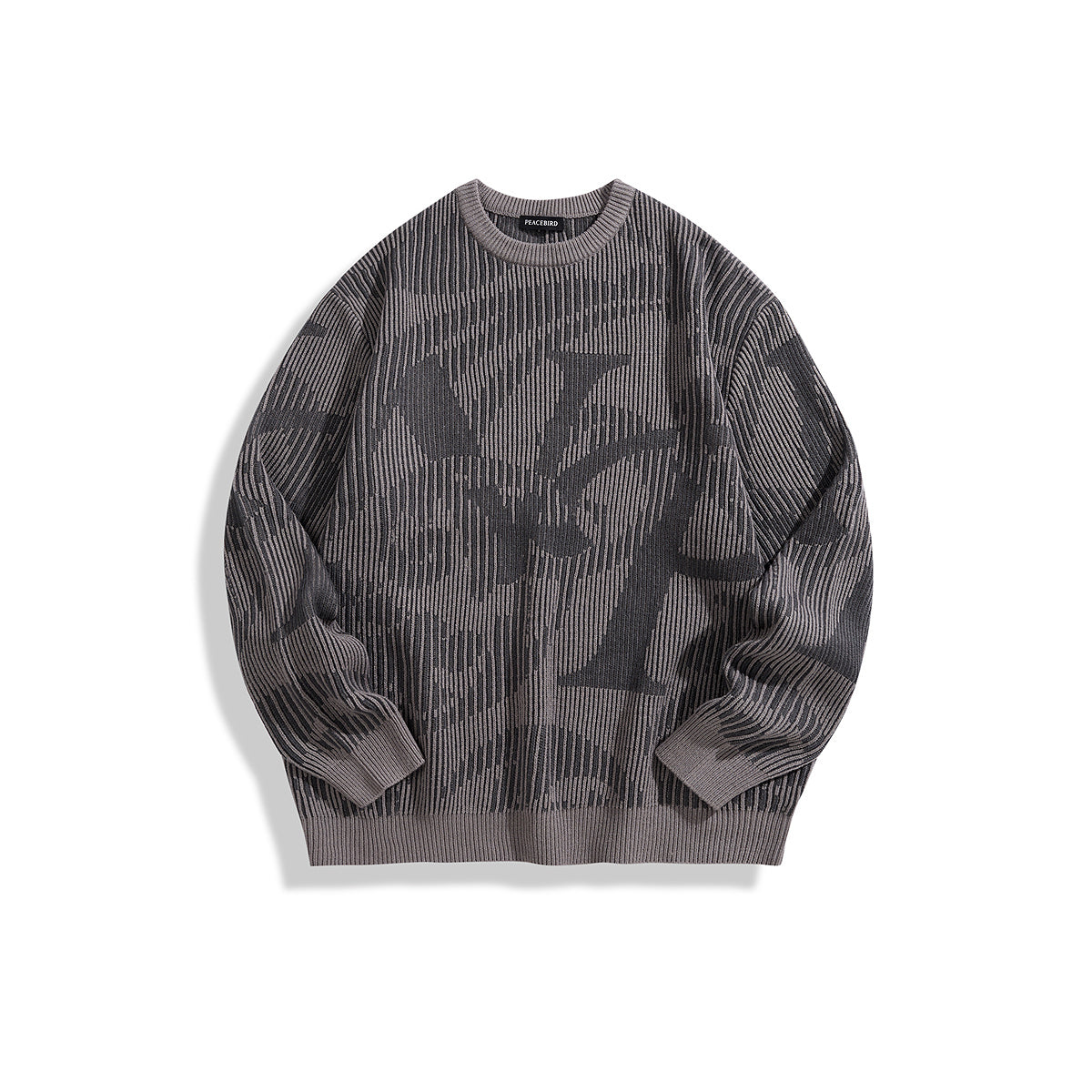 Men's Letter Jacquard Pullover