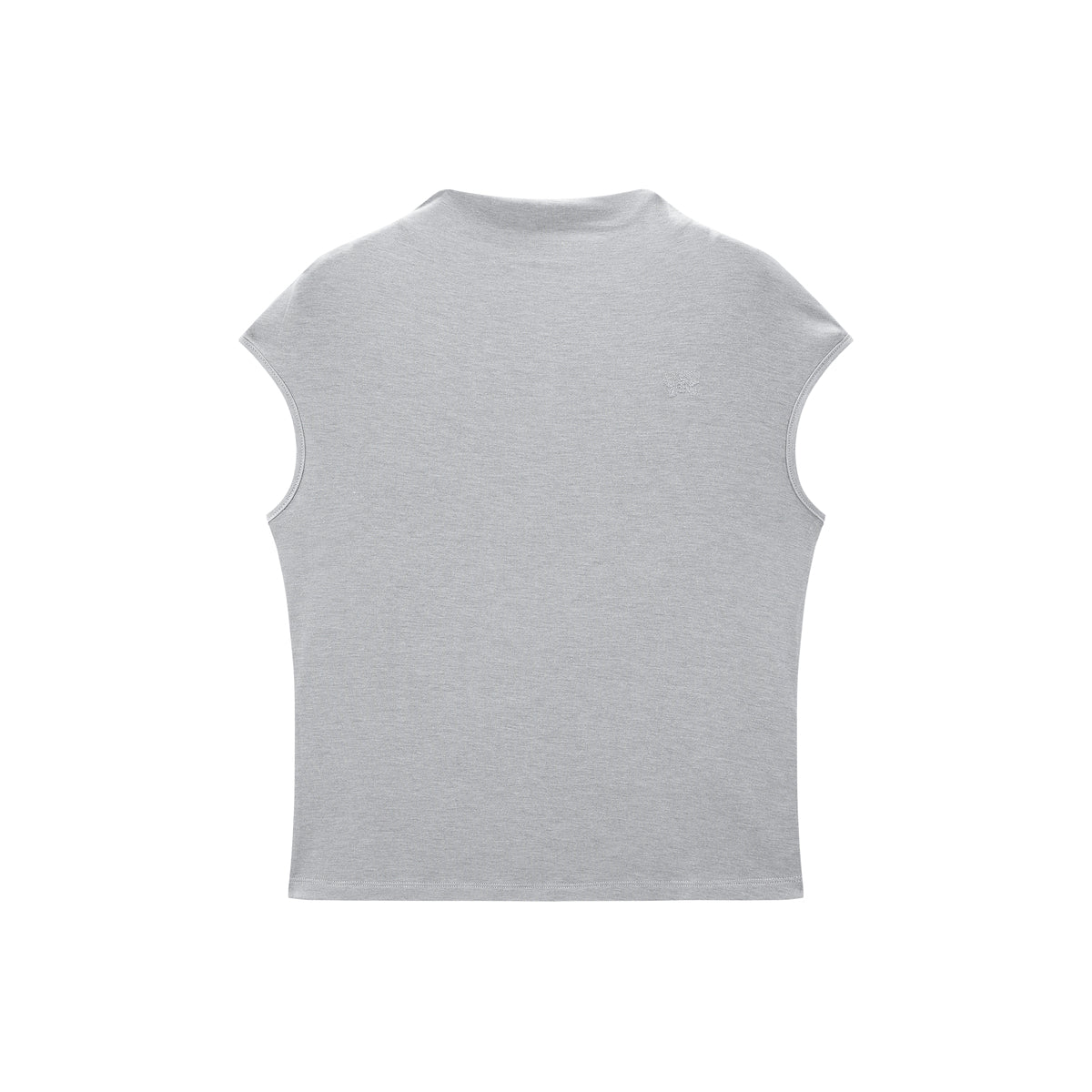 Women's Mock Neck Cap Sleeve T-Shirt