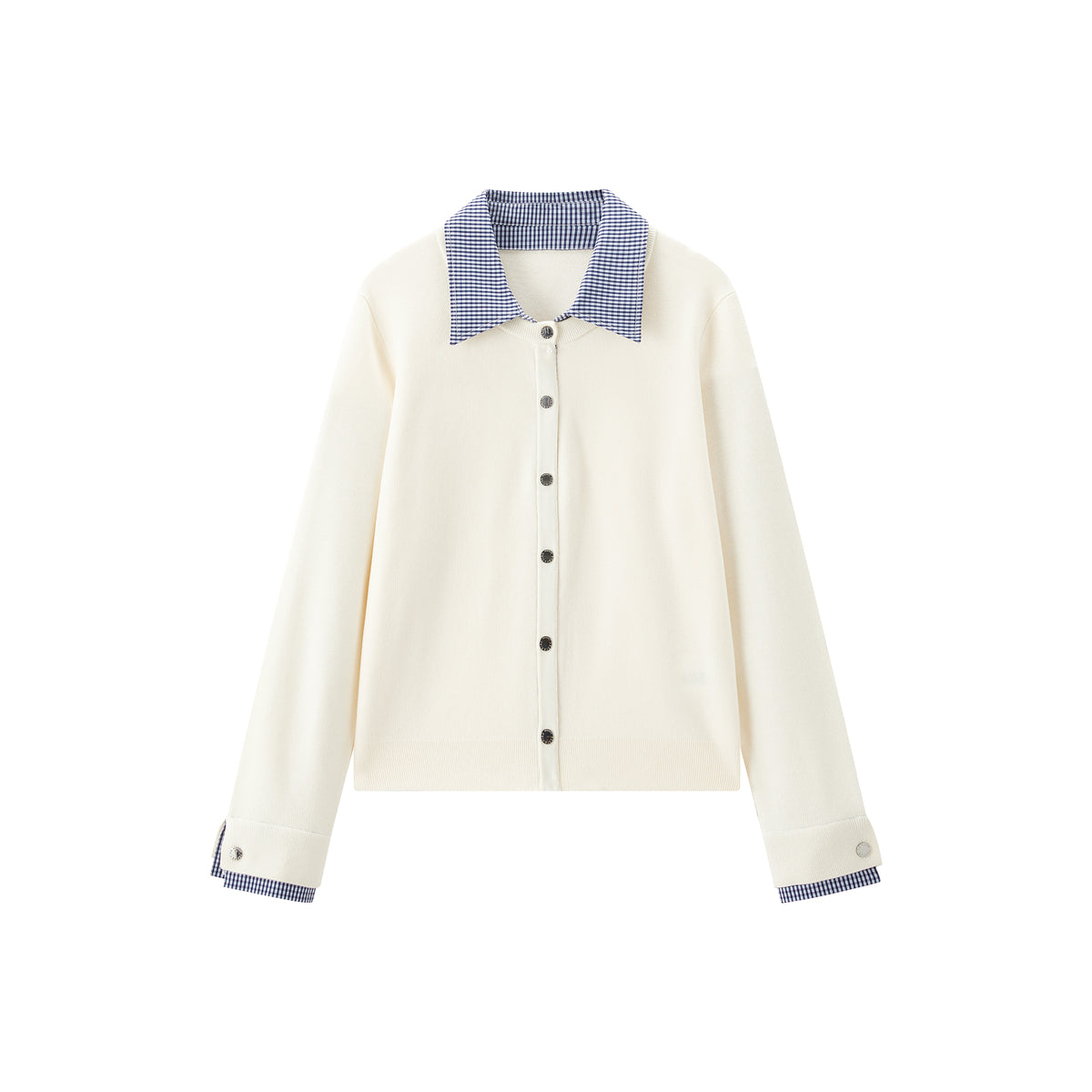 Women's Colorblock Layered-Look Knit Cardigan