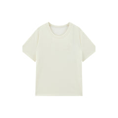 Women's Sequin-Embroidered Cropped T-Shirt