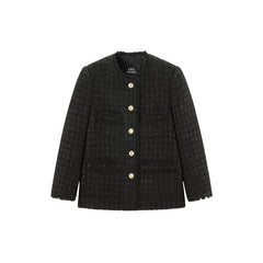 Women's Raw Edge Tweed Jacket