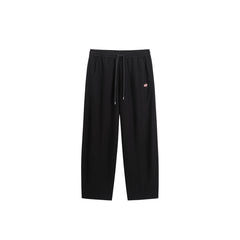 Men's Solid Textured Wide Leg Pants