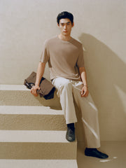 Men's Breathable Lyocell Knit T-Shirt