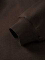 Men's Solid Stand-Collar Zip-Up Sweatshirt