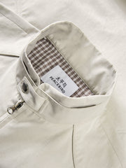 Men's Stand-Collar Jacket with Elastic Hem
