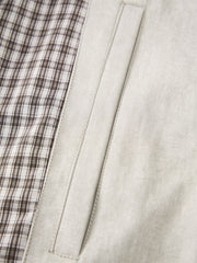 Men's Stand-Collar Jacket with Elastic Hem