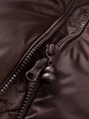 Men's Puffer Down Jacket with Back Print