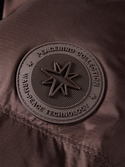 Men's Puffer Down Jacket with Back Print