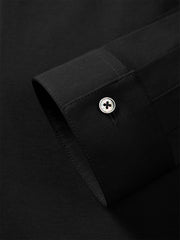 Men's Slim-Fit Embroidered Business Shirt