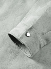 Men's Allover Textured Jacquard Shirt