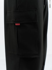 Men's Drawstring-Waist Straight-Leg Cargo Pants