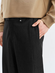 Men's Textured Straight-Leg Casual Pants