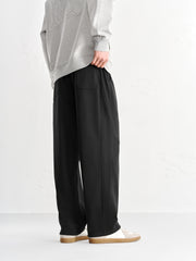 Men's Jacquard Drawstring Casual Pants