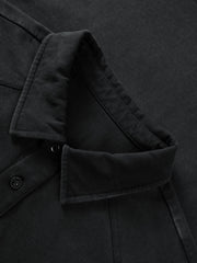 Men's Loose-Fit Washed Polo Shirt