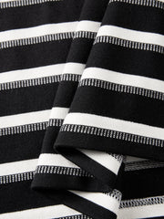 Men's Casual Color-Contrast Stripe Polo Shirt