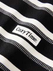 Men's Casual Color-Contrast Stripe Polo Shirt