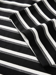 Men's Casual Color-Contrast Stripe Polo Shirt