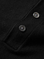 Men's Henley Collar Knit T-Shirt