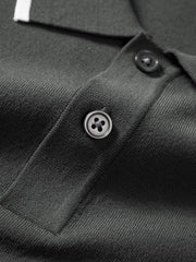 Men's Old Money Striped Polo Shirt