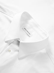 Men's Slim-Fit Solid Shirt with Embroidery