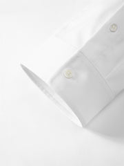 Men's Slim-Fit Solid Shirt with Embroidery