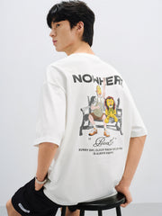 Men's Embroidered Graphic Print T-Shir