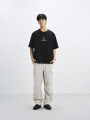 Men's Pleated Utility Parachute Pants