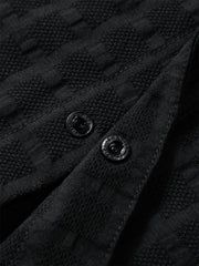 Men's Plaid Jacquard Shirt