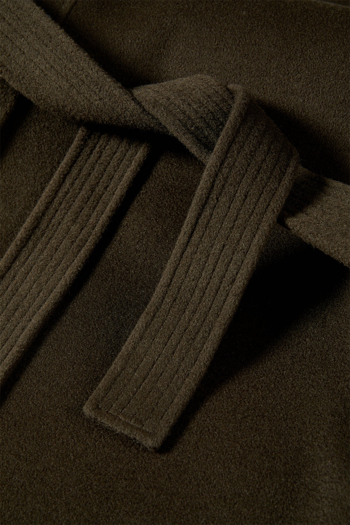 Women's Double-Breasted Trench-Style Cashmere Coat