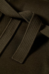 Women's Double-Breasted Trench-Style Cashmere Coat