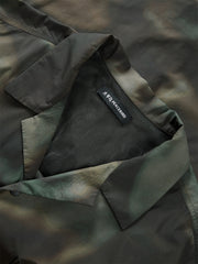 Men's Camouflage Utility Shirt with Patch Designs
