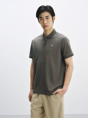 Men's Cooling Polo Shirt with Chest Embroidery