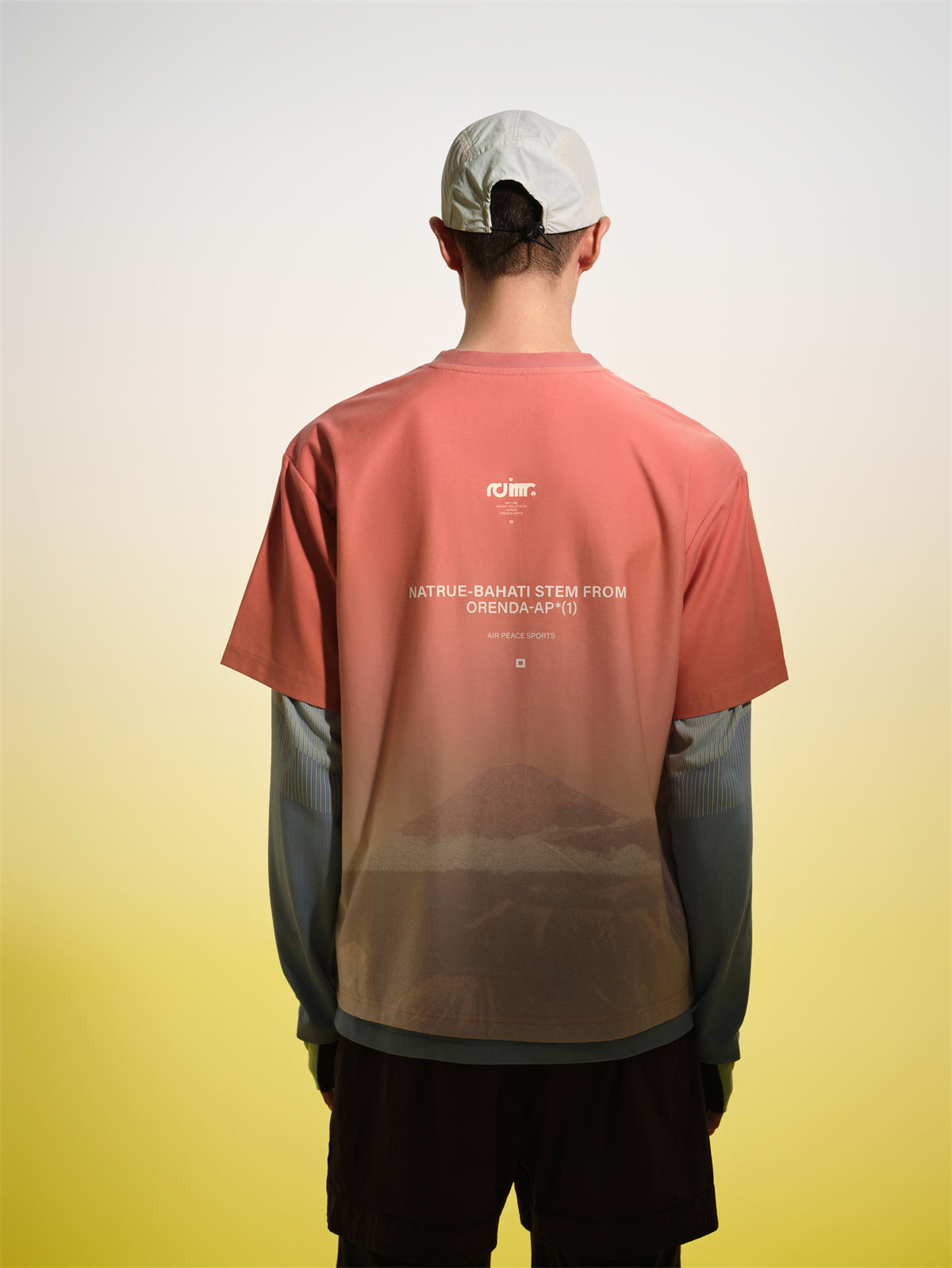 Men's Gradient Printed Street T-shirt