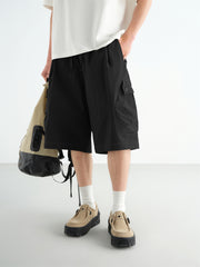 Men's Utility Cargo Shorts with 3D Pockets
