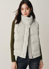 Women's Stand-Collar Down Vest