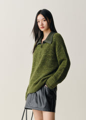 Women's Oversized Textured Knit Sweater